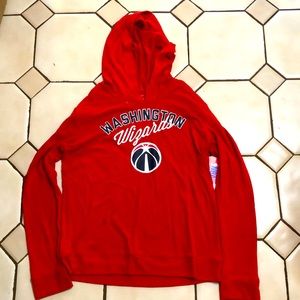 washington wizards hooded fleece, women’s.
